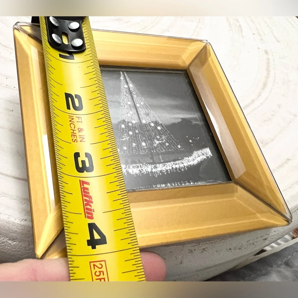 Restoration Hardware vintage gold square picture ornaments